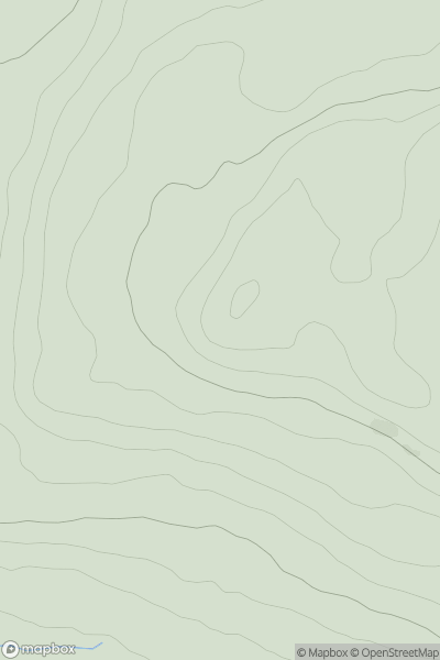 Thumbnail image for Hart Side [Northumberland] showing contour plot for surrounding peak
